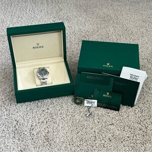 2025 Full Set Rolex 36mm Datejust Oystersteel Case with Mint Green Dial